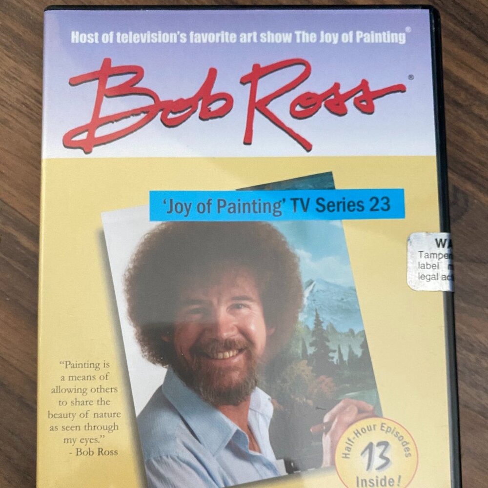Bob Ross Joy of Painting 13 half hour Programs on 3 Discs NEVER PLAYED